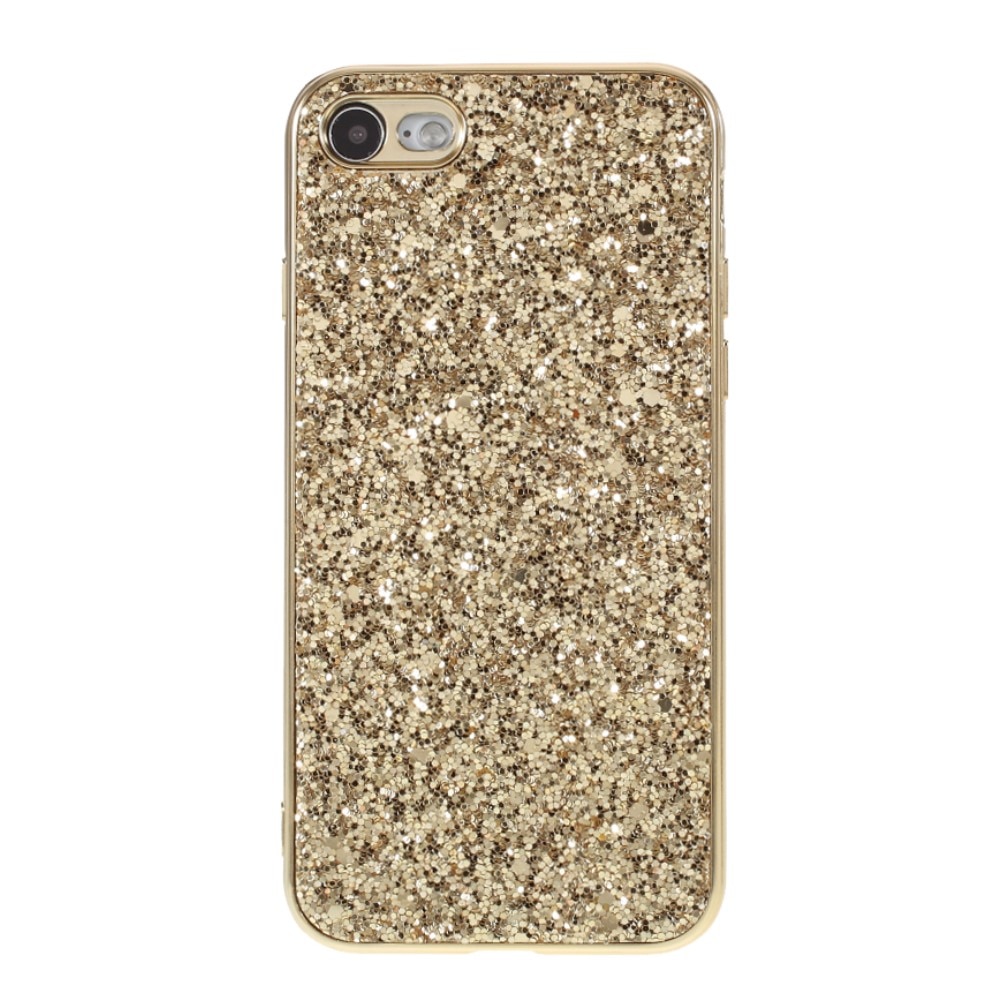 iPhone 8 Glitter Case Gold