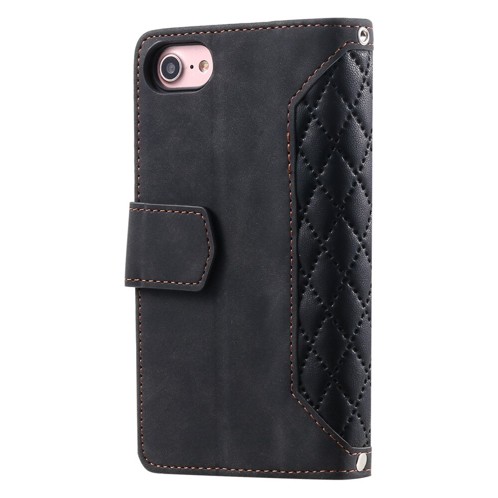iPhone SE 2022 Wallet/Purse Quilted Black