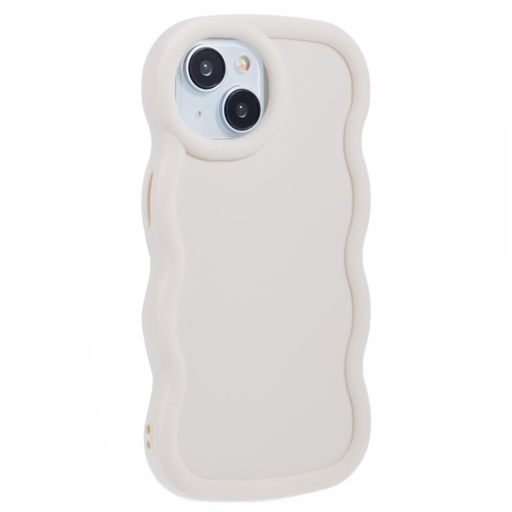 iPhone 13 Wavy Edge TPU Case White