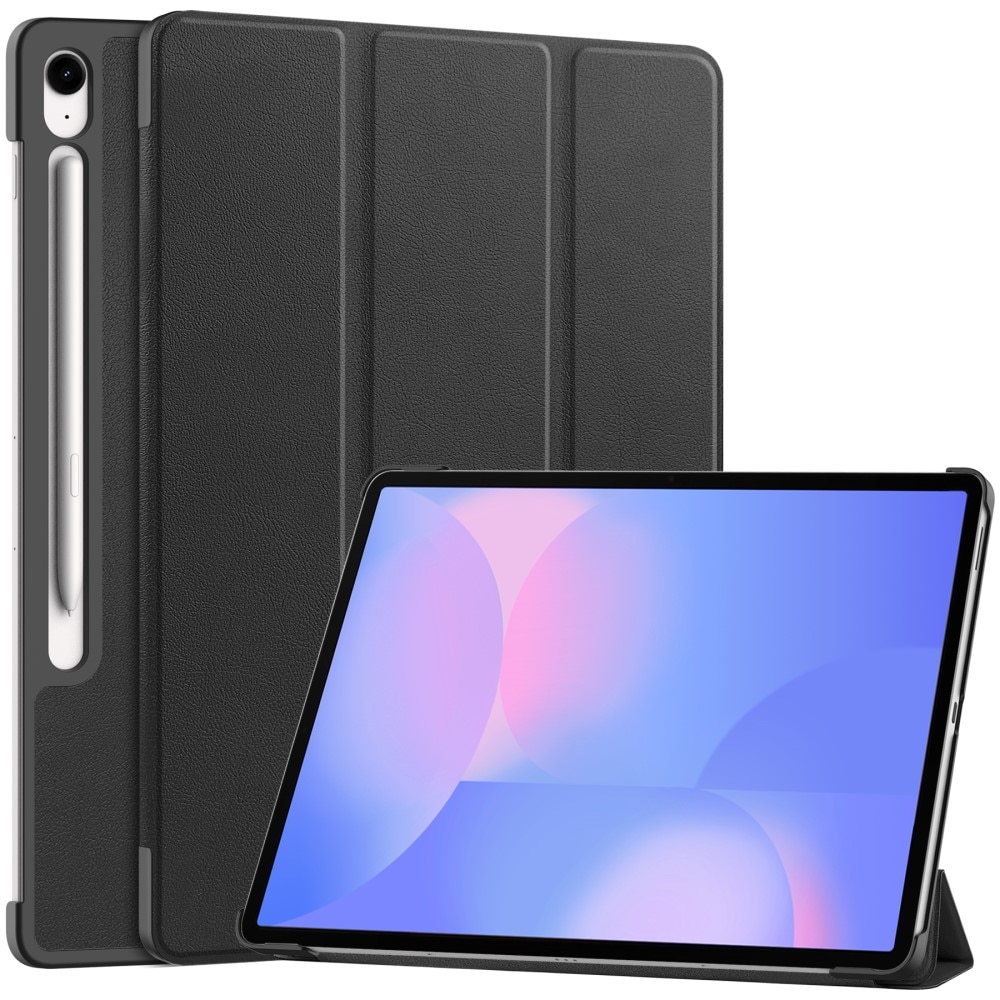 Samsung Galaxy Tab S10 FE Plus Tri-Fold Cover w. Pen-holder Black
