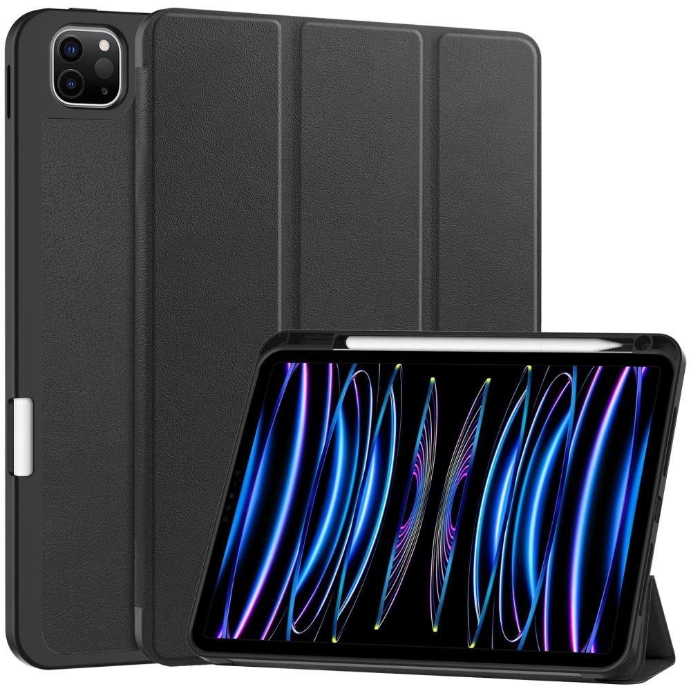 Apple iPad Pro 11 5th Gen (2024) Tri-Fold Cover w. Pen-holder Black