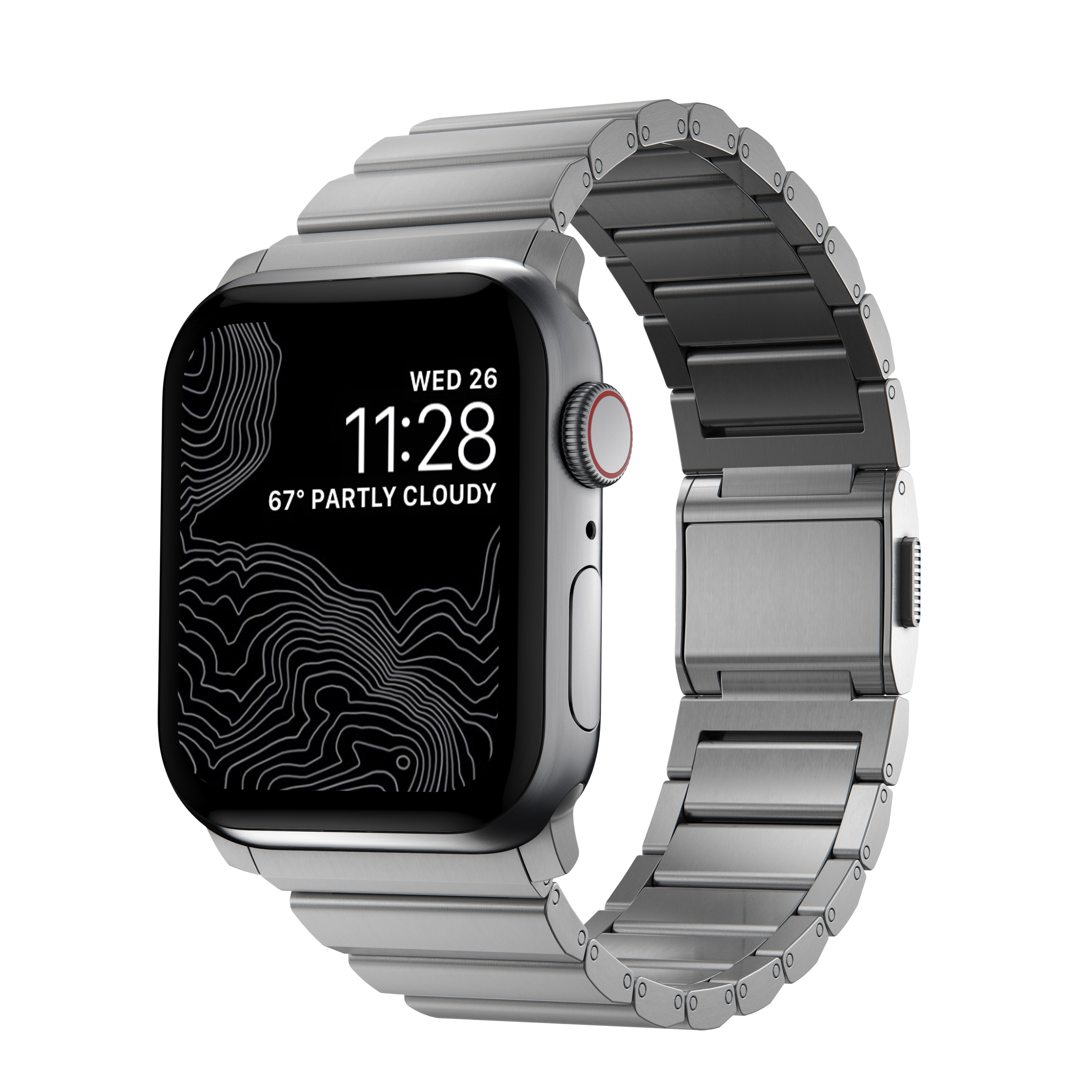 Titanium Band Apple Watch Series 10 42mm Silver