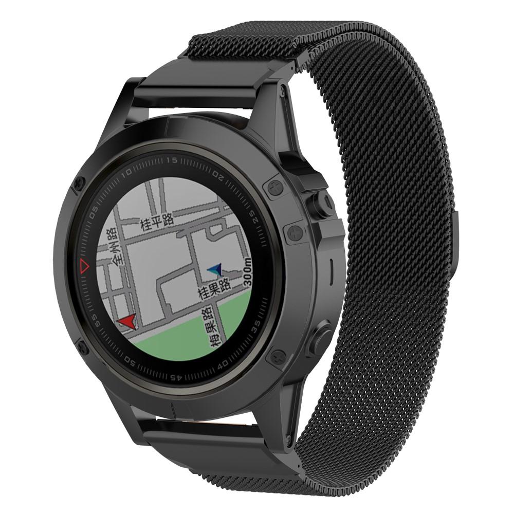 Garmin Enduro 3 Milanese Loop Band Black